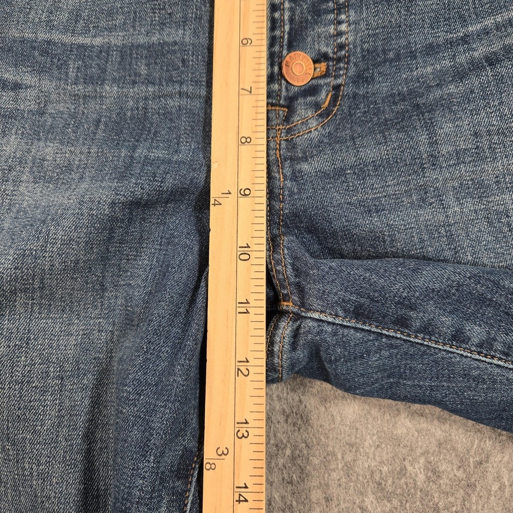 Madewell The Perfect Vintage Jeans Womens 27 Blue High Rise Straight Button Fly - Picture 6 of 15
